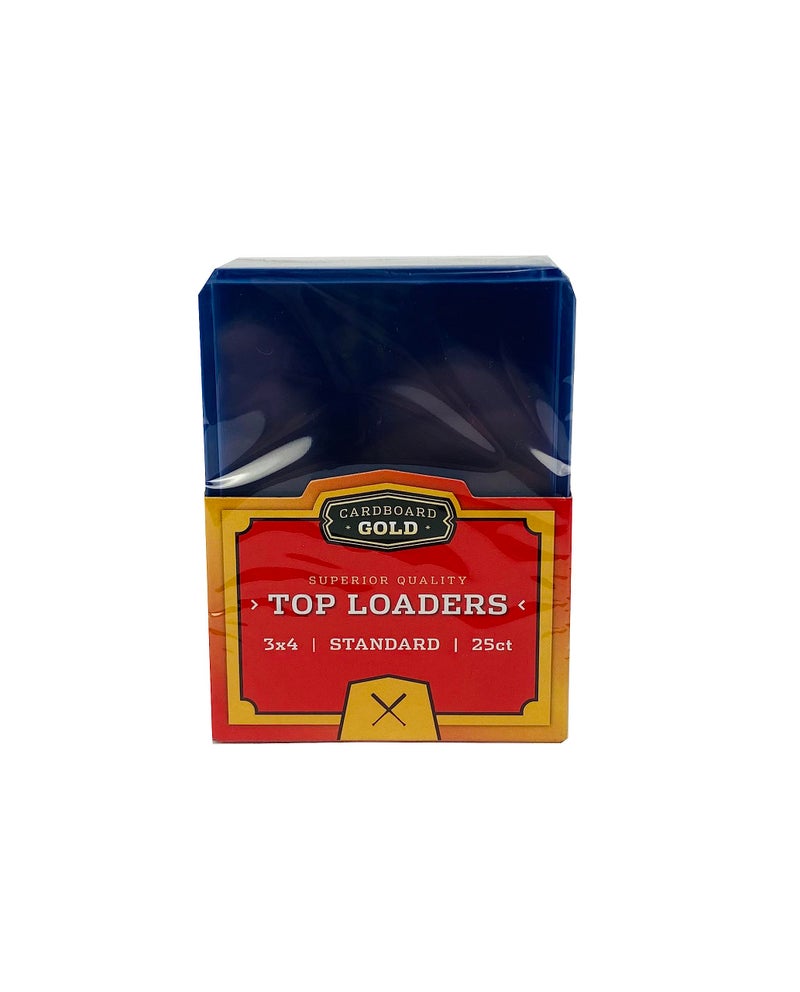 أغلفة كرتونية ذهبية من الجيل الجديد لحماية البطاقات - حماية فائقة لبطاقات البيسبول، مثالية لبطاقات التداول - عبوة من 25 غلافًا، شفافة تمامًا، آمنة للأرشفة